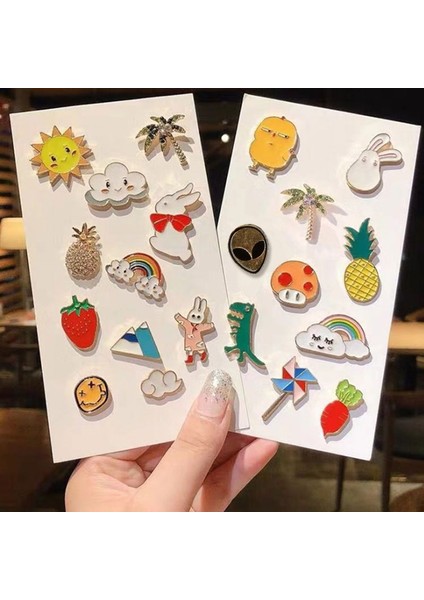 45 Numara Uzay Gemisi Gökküre Broş Alaşım Damlalı Yağlı Prens ve Prenses Uzaylı Korsaj Kol Bandı Kostüm Wang Yibo Aynı Paragraf (Yurt Dışından)