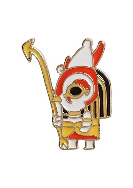 No.5 Boyutu Eski Mısır Tarzı Firavun, Anubis Süs Broş Rozeti (Yurt Dışından) fiyatları