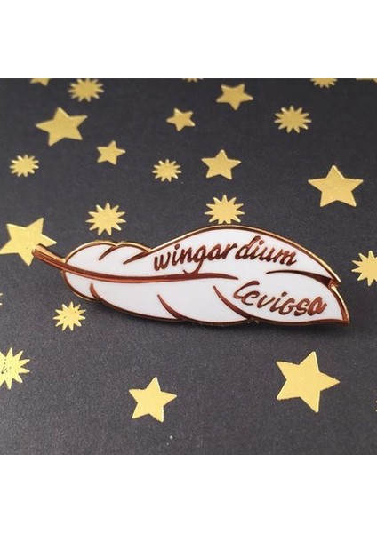 Tüy Rozeti Wingardium Leviosa Broş Büyücü Aksesuarı Hayranlar Koleksiyonu (Yurt Dışından) indirimleri