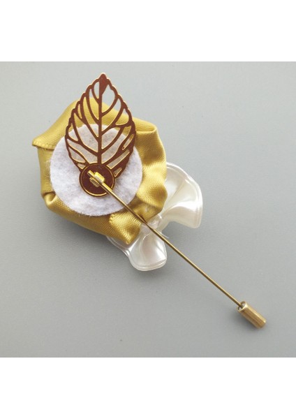 Damatlar Düğün Için El Yapımı Kamelya Çiçeği Butoniyer Takma Çiçek Çubuğu Başlık Suit Takım Elbise Korsaj Şerit (Yurt Dışından) fırsatları