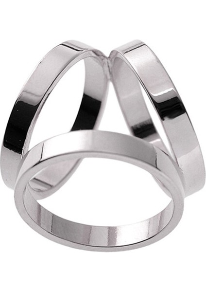 Gümüş Yüzük Stili Ipek Eşarp Takı Aksesuar Toka Şal Halka Klips Üçgen Eşarp Toka Lüks Basit Kadın Kız Parti (Yurt Dışından) fırsatları