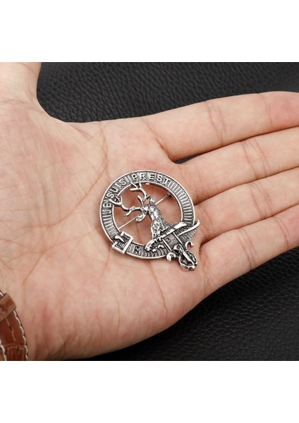 Gümüş Tarzı Vintage Outlander Geyik Rozeti Broş (Yurt Dışından)