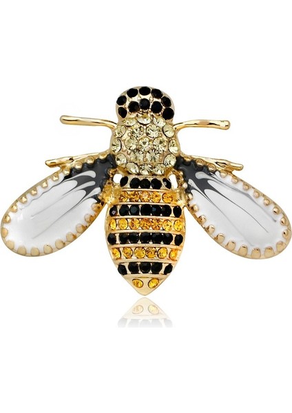 T Kadınlar Için Kristal Broş Kelebek Arı Takı Moda Düğün Parti Bijuteri En Iyi Hediye (Yurt Dışından) modelleri