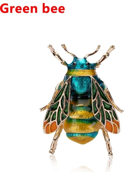 Sarı Arı 1 Adet Vintage Çekicilik Arı Böcekler Bombus Altın Kaplama Kristal Taşlı Broş (Yurt Dışından) fiyatları