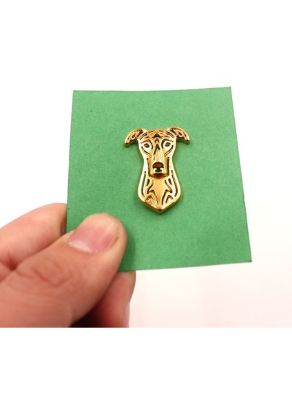 Altın Tarzı Erkek Sevimli Takım Broo Tazı Köpek Hayvan Severler Komik Hediye (Yurt Dışından) modelleri