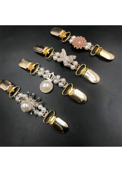 Taç Kadınlar Için Güzel Hırka Klipsi- Kazak Şal Eşarp Klipsi- Elbise Bluz Için Mini Kristal Kemer- Ceketler Için Fermuar Kapanışlı (Yurt Dışından) fırsatları