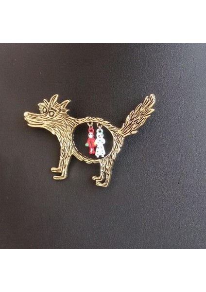 Kurtçuk Kırmızı Başlıklı Kız Masal Broş Takı Aksesuarları (Yurt Dışından) modelleri