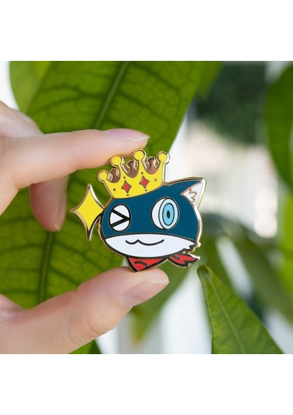 Toplu Iğne Persona Morgana Mona Pastel Emaye Pin Kawaii Mavi Taç Kedi Broş Oyun Fanı Koleksiyonu Rozeti Aksesuar Sevgililer Günü Hediyesi (Yurt Dışından) indirimleri