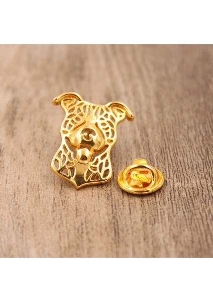 Altın Tarzı Erkek Sevimli Tulum Broot Bull Dog Hayvan Severler Komik Hediye (Yurt Dışından)