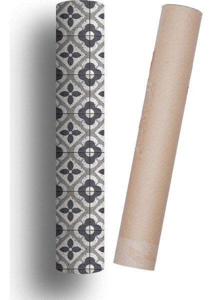 Yer Kaplama Kendinden Yapışkanlı Folyo Laminasyonlu Taş Desen 60 cm x 100 cm