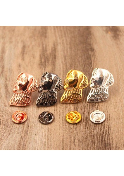 Gümüş Beyaz Tarzı Erkek Sevimli Takım Broo Golden Retriever Köpek Hayvan Severler Komik Hediye (Yurt Dışından) fiyatları