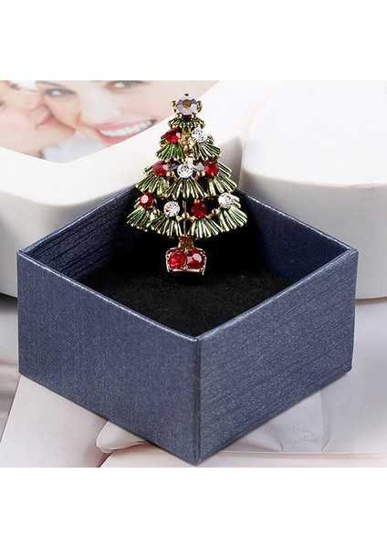 Çok Renkli Stil Kadınlar Için Yaratıcı Alaşım Oyuk Takı Ceket Elbise Parti Aksesuarları Noel Ağacı Broş (Yurt Dışından) fırsatları