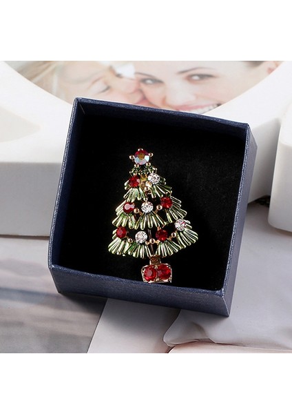 Çok Renkli Stil Kadınlar Için Yaratıcı Alaşım Oyuk Takı Ceket Elbise Parti Aksesuarları Noel Ağacı Broş (Yurt Dışından) indirimleri