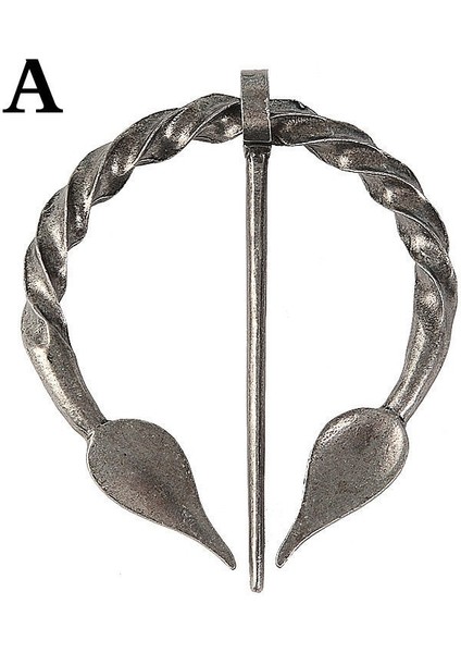 A Ortaçağ Broşu Penannular Demir Pelerin Iğnesi Broş Kelt Viking Sca Rönesans (Yurt Dışından)