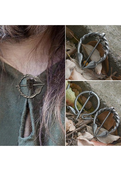 A Ortaçağ Broşu Penannular Demir Pelerin Iğnesi Broş Kelt Viking Sca Rönesans (Yurt Dışından)