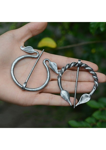 A Ortaçağ Broşu Penannular Demir Pelerin Iğnesi Broş Kelt Viking Sca Rönesans (Yurt Dışından)