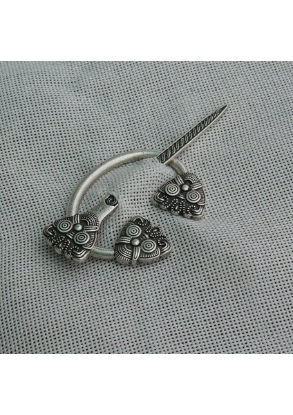 Viking Penannular Broş Kopyası Viking Mücevher Replikaları Antika Viktorya Gümüş Viking Iskoç Penannular (Yurt Dışından)