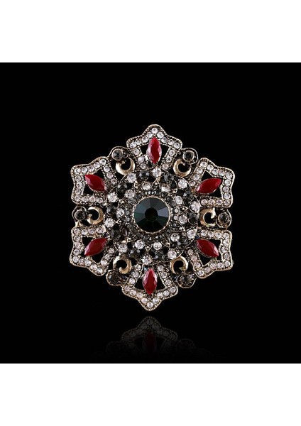B1 Yılbaşı Moda Barok Taşlı Saray Retro Broş Hollow Rozet Noel Giyim Aksesuarları - Türkiye E-Ticaret (Yurt Dışından)