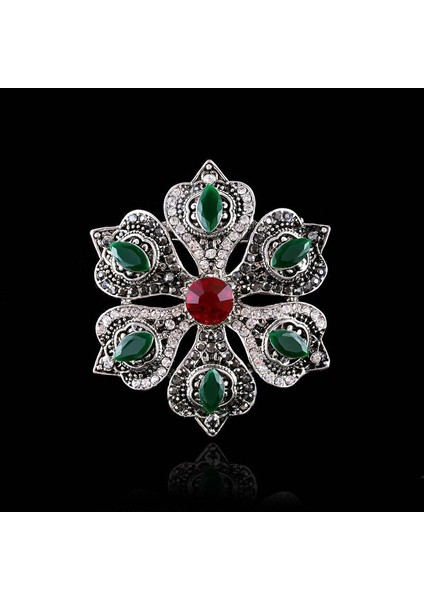 B1 Yılbaşı Moda Barok Taşlı Saray Retro Broş Hollow Rozet Noel Giyim Aksesuarları - Türkiye E-Ticaret (Yurt Dışından)