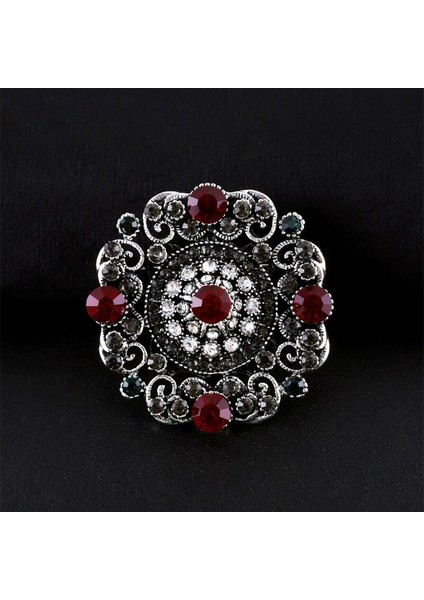 B1 Yılbaşı Moda Barok Taşlı Saray Retro Broş Hollow Rozet Noel Giyim Aksesuarları - Türkiye E-Ticaret (Yurt Dışından)