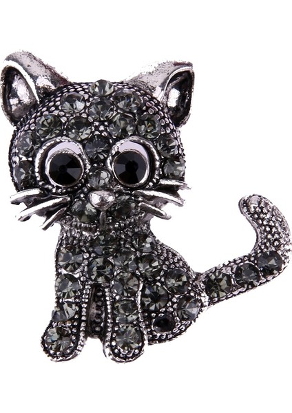 Kedi Renkli Kelebek Şekilli Broş Korsaj Retro Böcek Serisi Broş Dekor (Yurt Dışından)