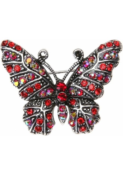 Kedi Renkli Kelebek Şekilli Broş Korsaj Retro Böcek Serisi Broş Dekor (Yurt Dışından) modelleri