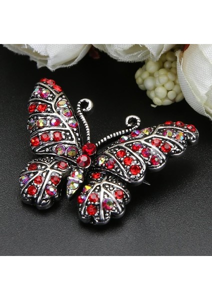 Kedi Renkli Kelebek Şekilli Broş Korsaj Retro Böcek Serisi Broş Dekor (Yurt Dışından) indirimleri