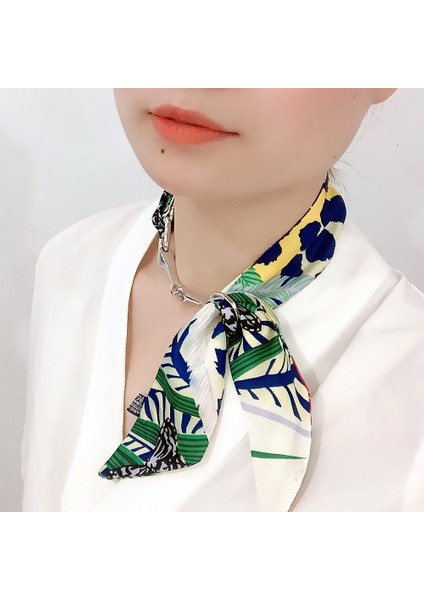 Gümüş Tarzı Kadın Hediye Kare Metal At Kement Kadın Takı Moda Toka Şal Yüzük Eşarp Tokası Başörtü Tokası Eşarp Klipsi (Yurt Dışından) modelleri