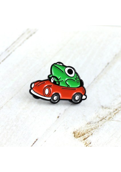 Yeşil Kertenkele Broş Kertenkele Kırmızı Araba Broş Çocuklar Için Karikatür Sırt Çantası Hayvan Kertenkele Mine Rozeti Takı (Yurt Dışından) fiyatları