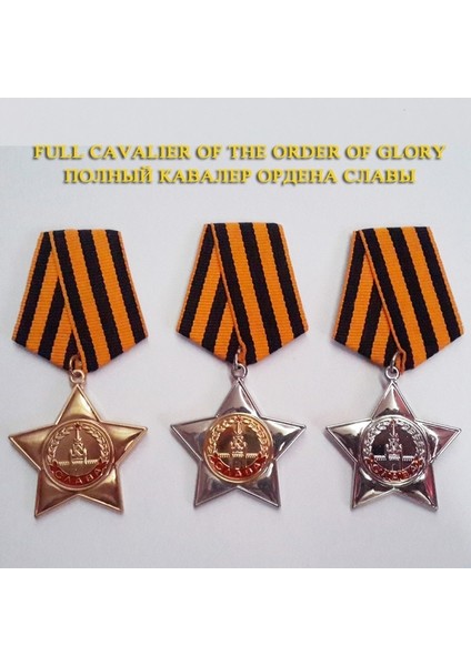 3 Adet Bir Set Sovyetler Birliği Askeri Madalya Şeref Nişanı Ussr Madalyalar Rusya Metal Rozetleri Broş Amac: (Yurt Dışından)