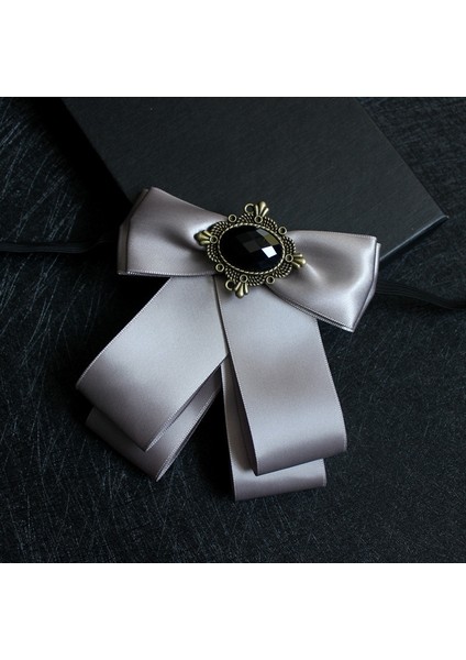 Mor Tarzı Yay Broş Kameo ve Broşlar Harajuku Gelinlik Broşu Broş Mariage Femme Kawaii Takı Broş Bayanlar Erkekler (Yurt Dışından)
