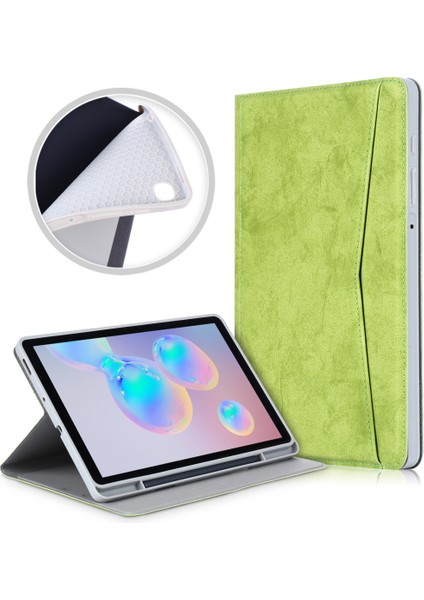 Samsung Galaxy Tab S6 Deri Kılıf Için (Yurt Dışından)