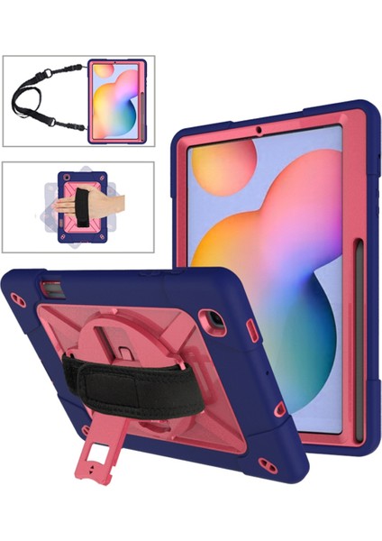 Samsung Galaxy Tab S6 Lite P610 Için Silikon + Pc Tablet Kılıfı (Yurt Dışından)