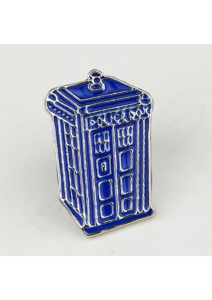 Mavi Stil Doktor Kim Gizemli Broş Rozetleri Moda Mavi Tardis Evler Kutusu Emaye Kravat Papyon Pin Elbise Parti Takı Hediye (Yurt Dışından) fiyatları