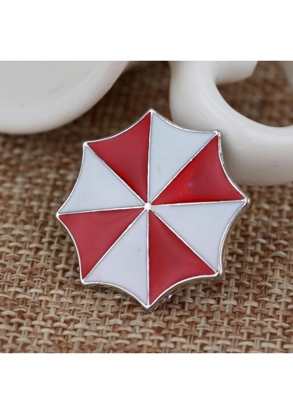 Kırmızı Stil Resident Evil Şirketi Şemsiye Rozeti Broş Pin (Yurt Dışından)
