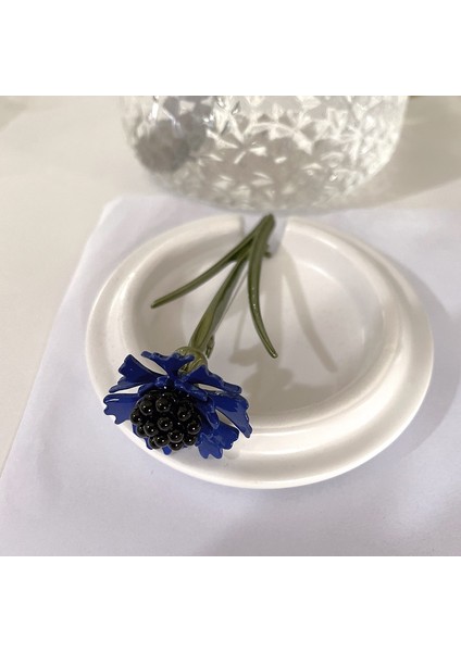 B7 Kadınlar Için Vintage Enamel Yeşil Renkli Bitki Inci Ağacı Lotus Yaprağı Yabanmersini Kiraz Çiçeği Bambu Broş Hediye Takı (Yurt Dışından)