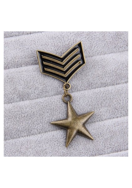 Metal #ross Avrupa ve Amerika Deniz Kuvvetleri Okulu Rozeti Broş Rüzgar Harajuku Özel Takım Küçük Rozet Omuz Askısı Rütbe Kaydırak Epaulet Omuzluk (Yurt Dışından) fırsatları