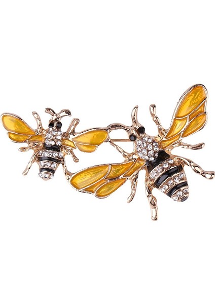 Antika Klasik Arı Broşu Enamel Cilası Korsaj Süsü Böcek Rozeti Taşlı Antika Bal Arısı Hayvanı Pin Tokası (Yurt Dışından) modelleri