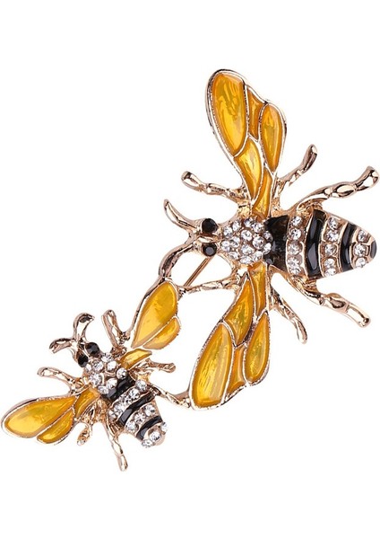 Antika Klasik Arı Broşu Enamel Cilası Korsaj Süsü Böcek Rozeti Taşlı Antika Bal Arısı Hayvanı Pin Tokası (Yurt Dışından) fırsatları