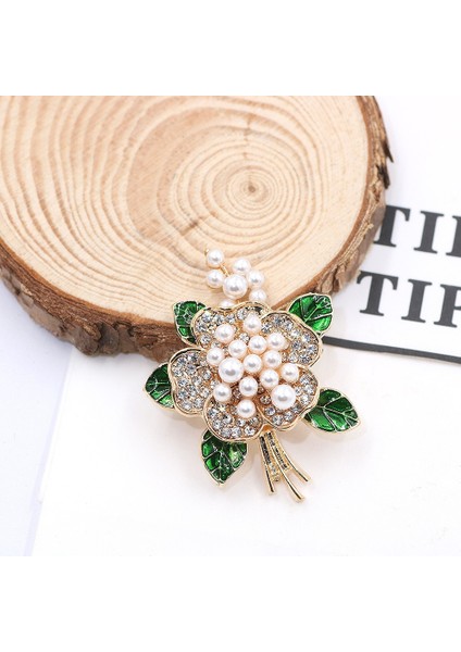 Stil 3 Moda Taşlı Yaratıcı Çiçek Broş Kadın Parti Aksesuarları Inci Çiçekler Broşlar Mücevher - E-Ticaret Başlığı (Yurt Dışından) fırsatları