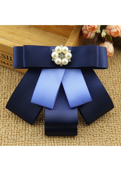 No.4 Boyutu I-Remiel Kurdele Papyon Tesbisi Kadın Kolej Taşlı Metal Broş Moda Korsaj Vintage Broş Kravat Bluz (Yurt Dışından) indirimleri