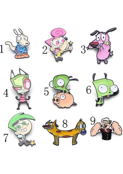 No.7 Boyutu Oute Emaye Pin Rozet Broş Komik Moda Takı (Yurt Dışından)