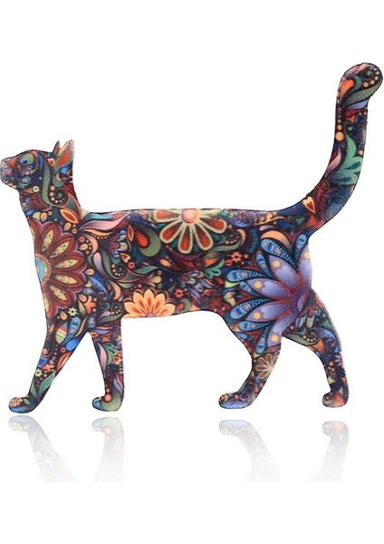 Broş Kadınlar Için Akrilik Kedi Broş Yaka Broşu Veya Eşarp Baskılı Bohemya Evcil Hayvan Broş Rozetler Etnik Takı Aksesuarları (Yurt Dışından) fiyatları