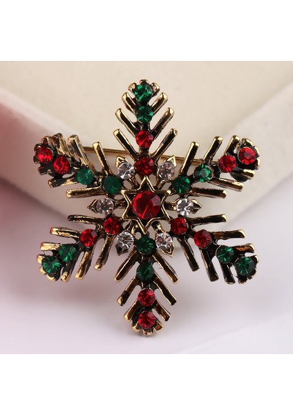 Yılbaşı Kar Tanesi Broş Renkli Takı Süs Dekoratif Korsaj (Yurt Dışından) fiyatları