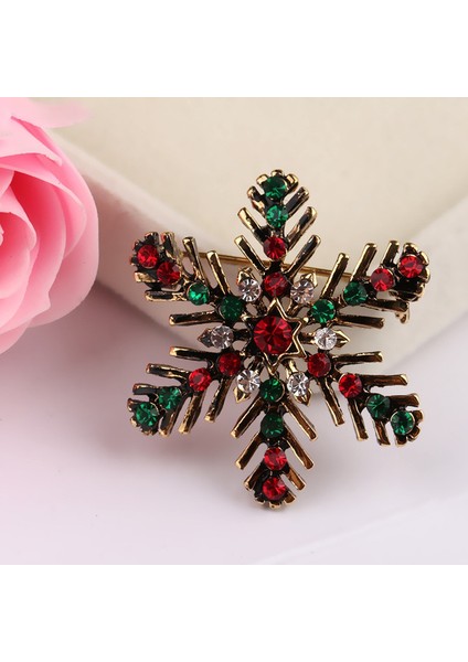 Yılbaşı Kar Tanesi Broş Renkli Takı Süs Dekoratif Korsaj (Yurt Dışından) fırsatları