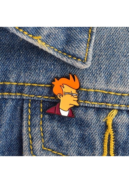 Futurama Philip J.fry Meme Rozet Broş Hediye En Iyi Arkadaşlar Için (Yurt Dışından)