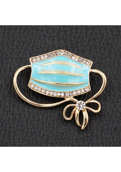 Siyah Stil Mine Kristal Ağız Maskesi Şekil Şanslı Takı Hediye (Yurt Dışından) fiyatları