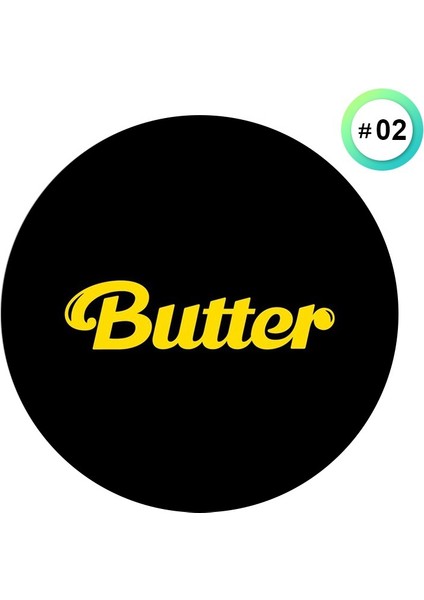 No.2 Boyutu Kpop Bts Butter Pin Bangtan Boy Brooch Kumaş Okul Çantası Düğme Göğüs Hatıra Hediye 방탄소년단 防弾少年団 (Yurt Dışından)