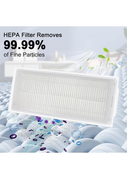 Midea M9 Robot Süpürge Hepa Filtre Mop Pedi Yedek Aksesuarları (Yurt Dışından)