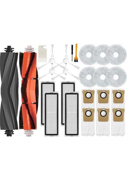 Omni Robot X10 Plus / S10 Pro / L10S Ultra Ana Yan Fırça Hepa Filtre Mops Toz Torbası Için (Yurt Dışından)